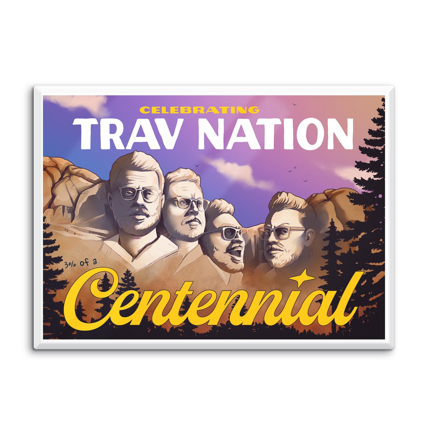 Trav Nation Centennial Magnet
