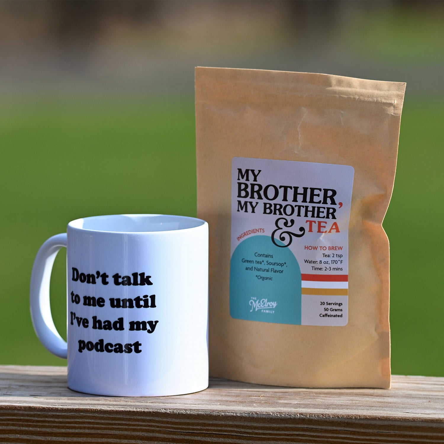 My Brother, My Brother and Tea + Mug Bundle – McElroy Merch Squad