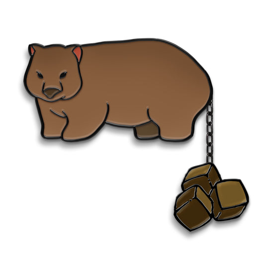 Wombat Cube Pin